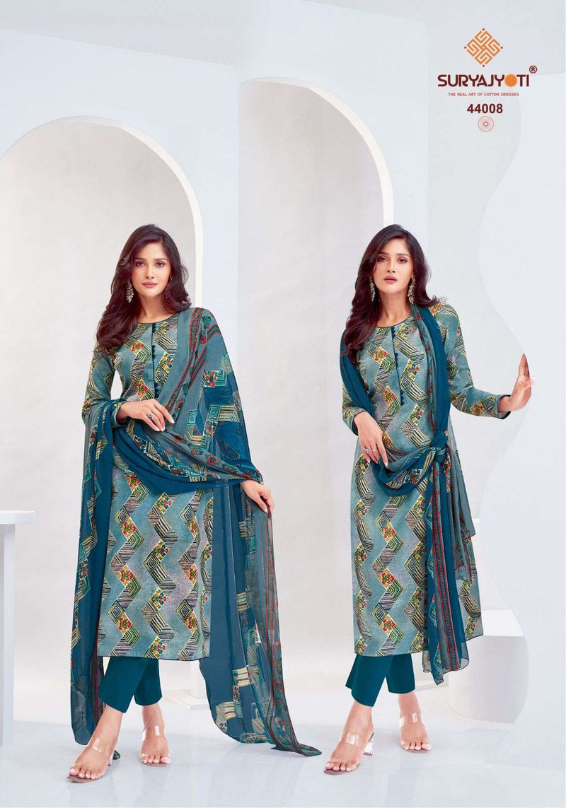 Suryajyoti Naishaa Vol 44 Jam Satin Print Fancy Salwar Suit