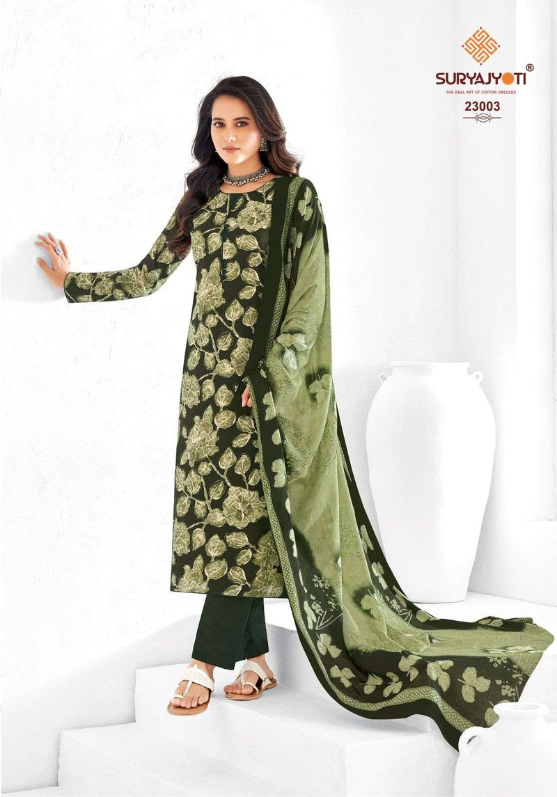 Suryajyoti Nargis Vol 23 Cotton Print Suit For Daily Wear