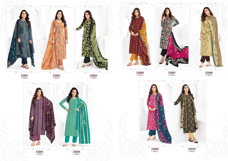 Suryajyoti Nargis Vol 23 Cotton Print Suit For Daily Wear
