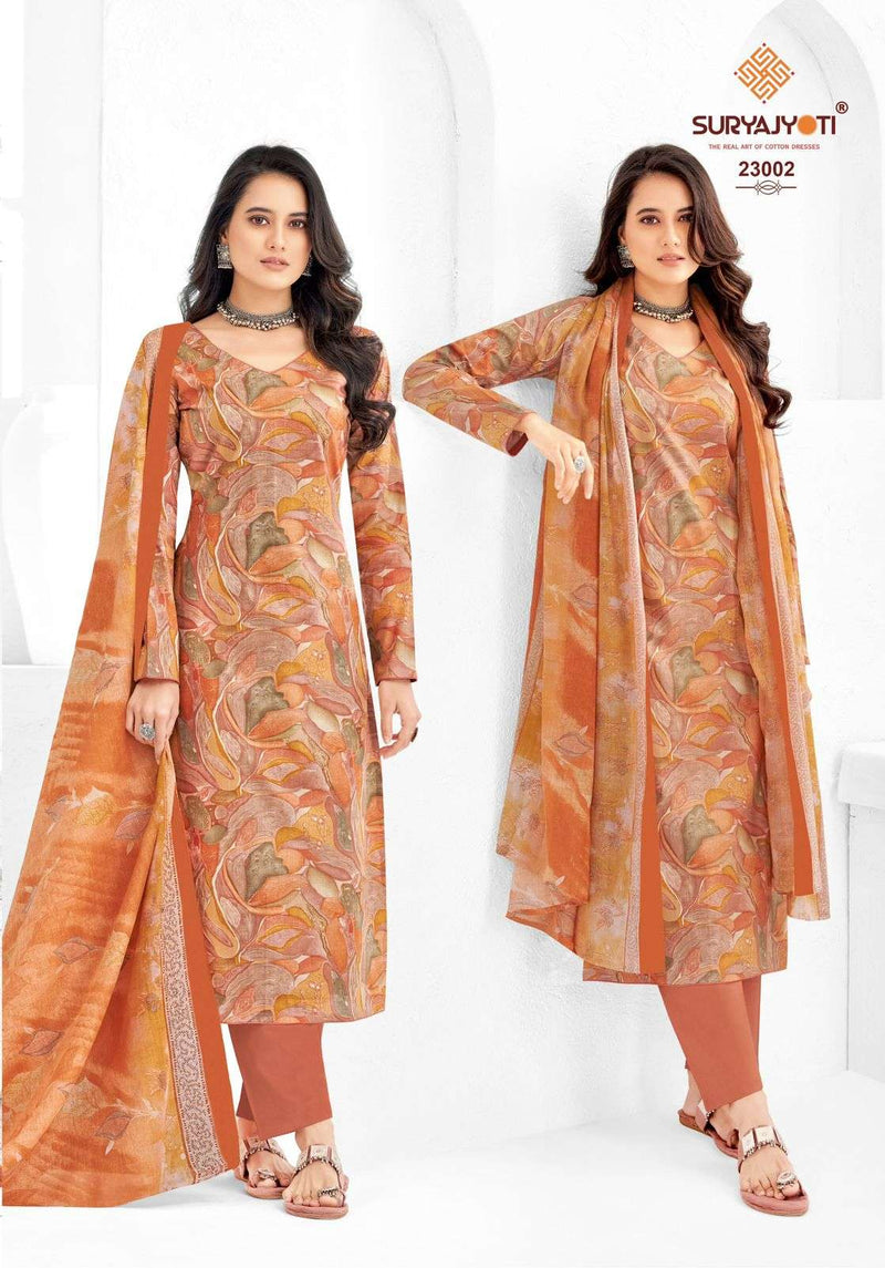 Suryajyoti Nargis Vol 23 Cotton Print Suit For Daily Wear