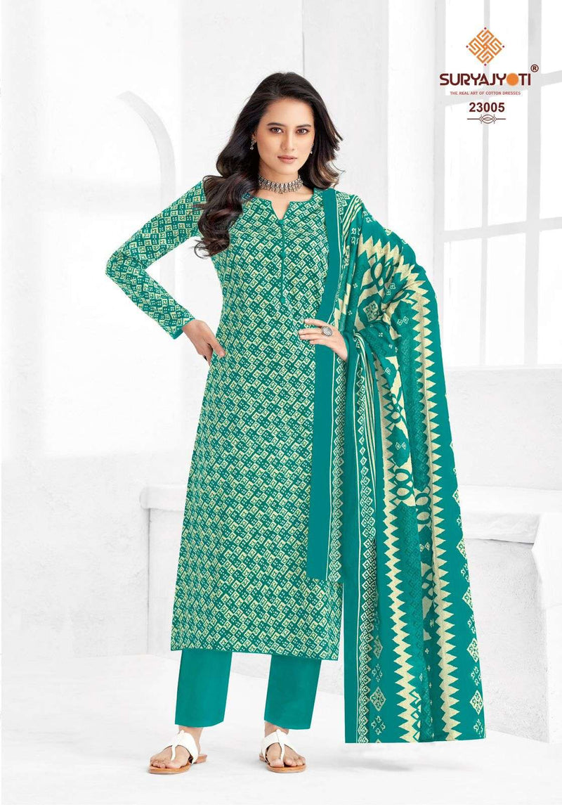 Suryajyoti Nargis Vol 23 Cotton Print Suit For Daily Wear