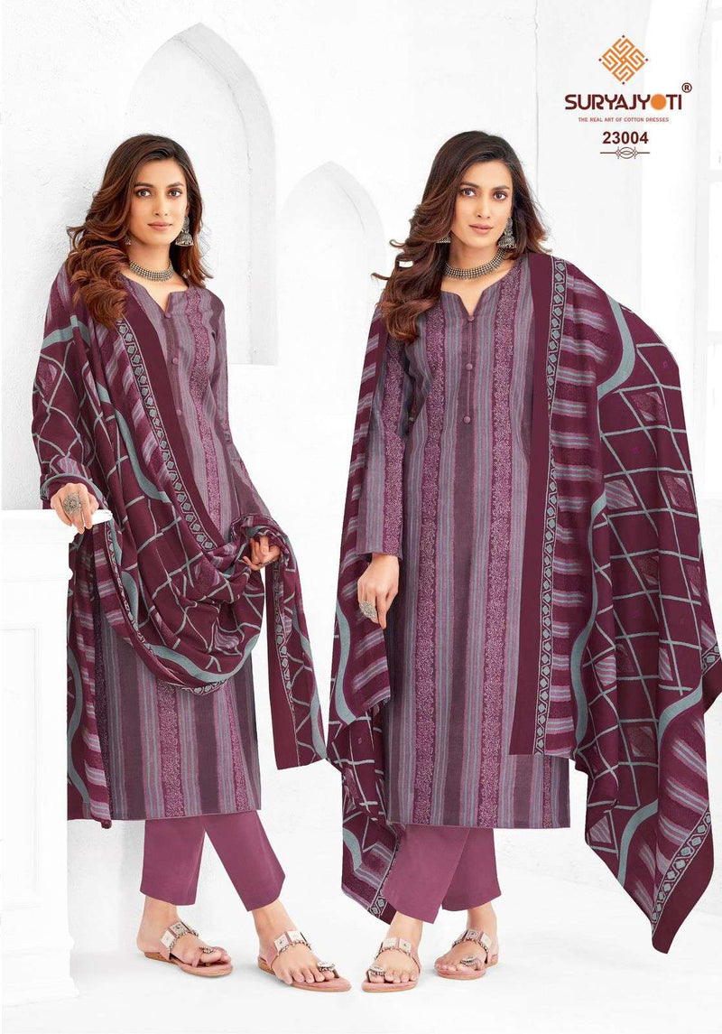 Suryajyoti Nargis Vol 23 Cotton Print Suit For Daily Wear