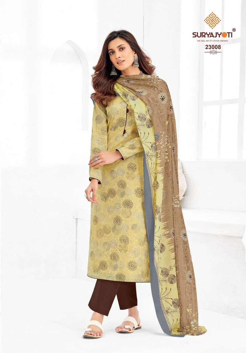 Suryajyoti Nargis Vol 23 Cotton Print Suit For Daily Wear