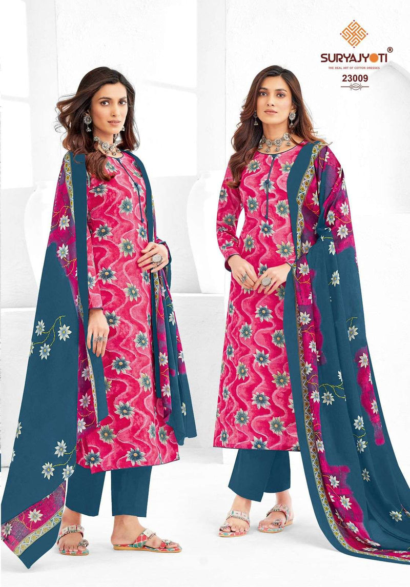 Suryajyoti Nargis Vol 23 Cotton Print Suit For Daily Wear