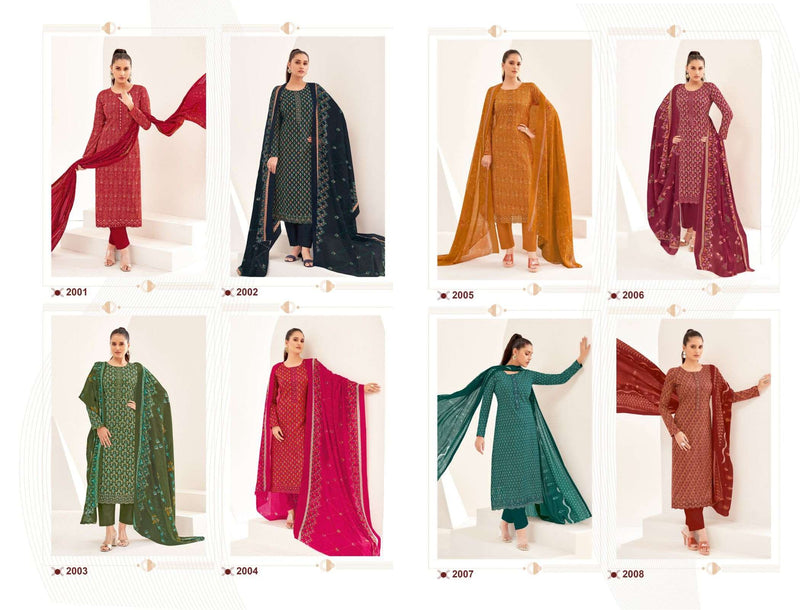 Suryajyoti Paarul Vol 2 Cotton Print Embroidery Fancy Salwar Suit