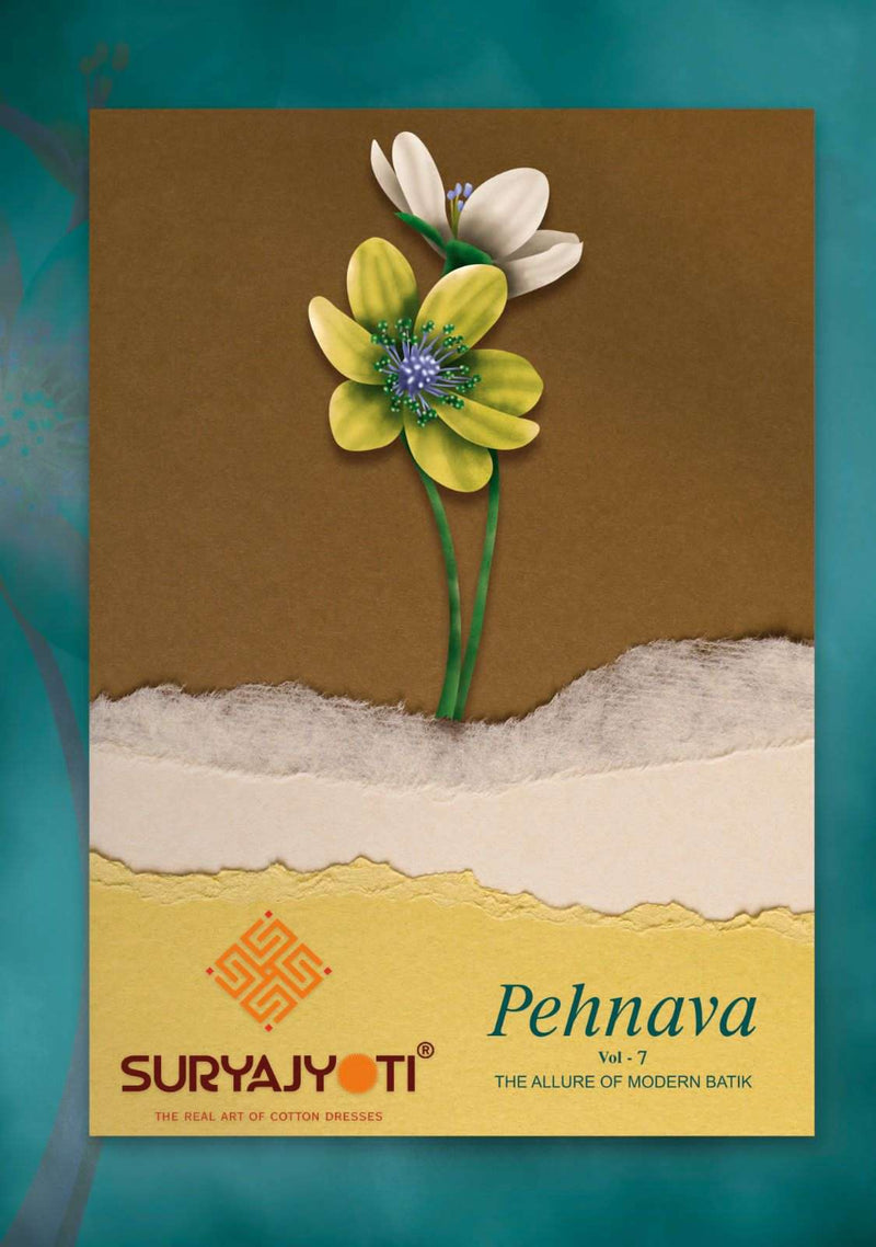 Suryajyoti Pehnava Vol 7  Cotton Batik Print With Dupatta Readymade Suit