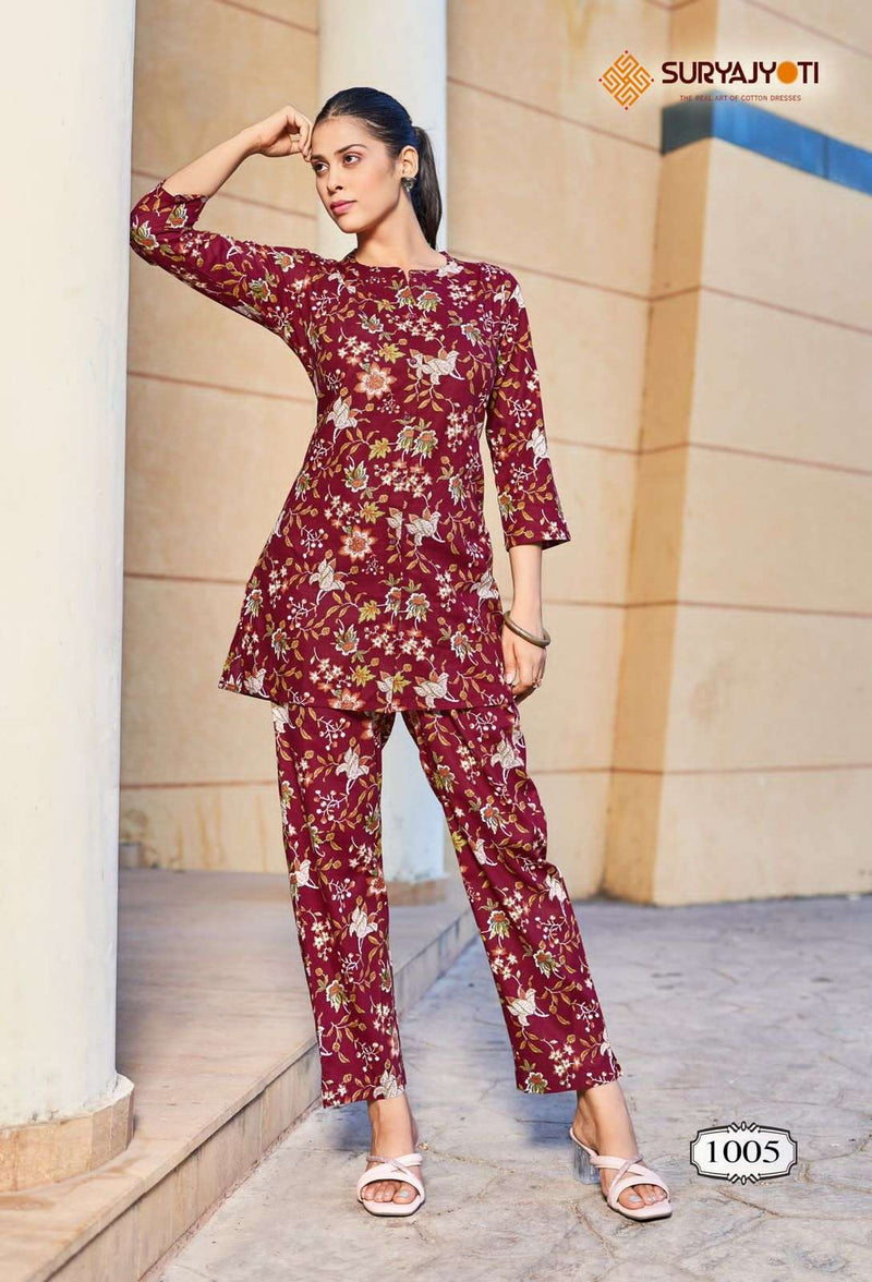 Suryajyoti Preeti Vol 1 Cotton Trending Casual Wear Co Ord Set