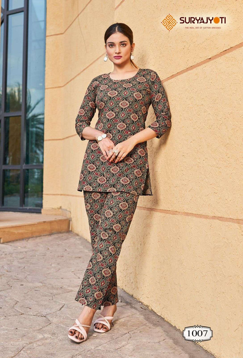 Suryajyoti Preeti Vol 1 Cotton Trending Casual Wear Co Ord Set