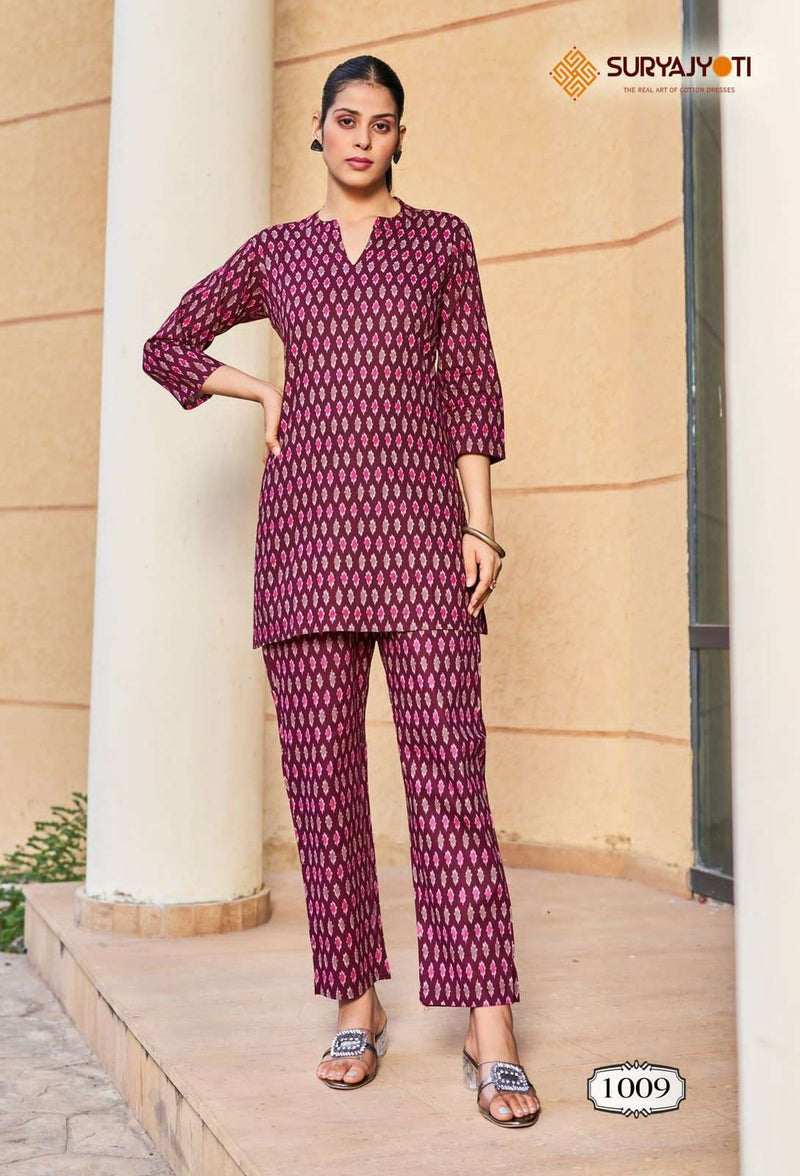 Suryajyoti Preeti Vol 1 Cotton Trending Casual Wear Co Ord Set