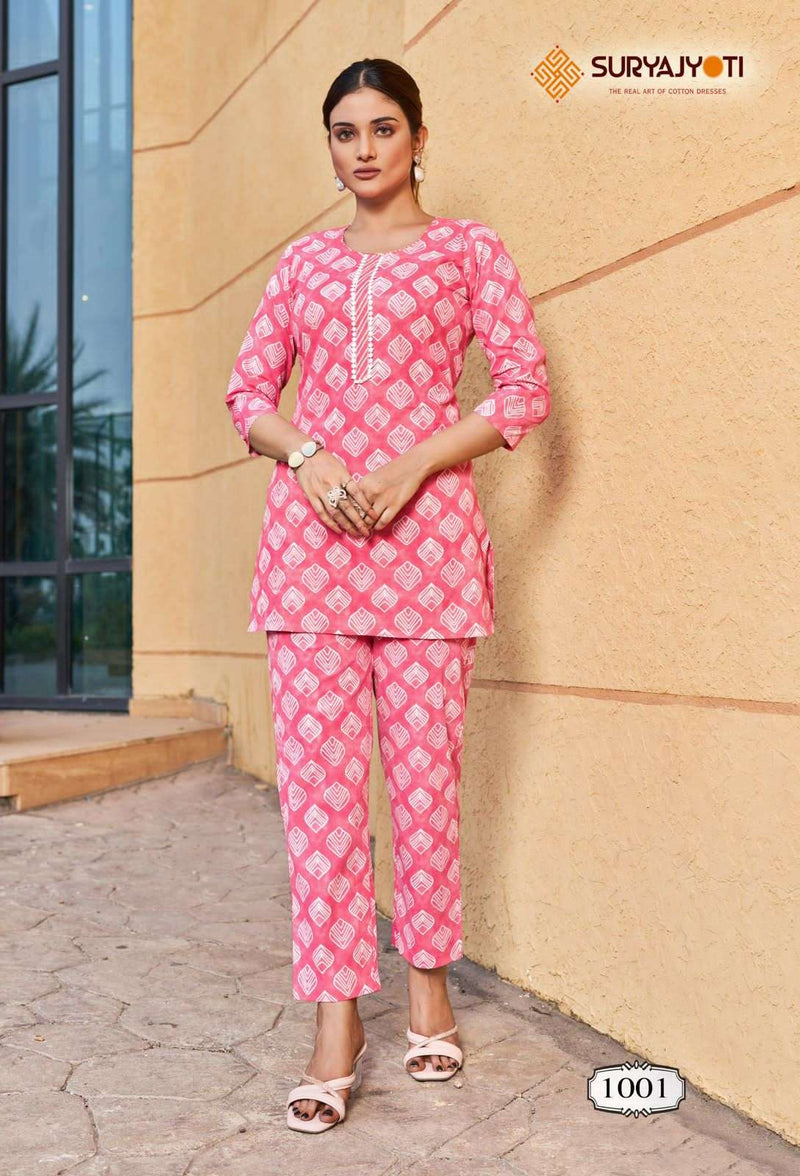 Suryajyoti Preeti Vol 1 Cotton Trending Casual Wear Co Ord Set