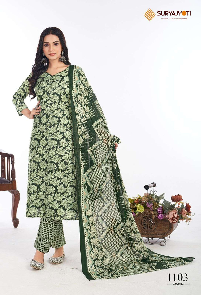 Suryajyoti Preyasi Vol 11 Cotton Daily Wear Readymade Salwar Suit