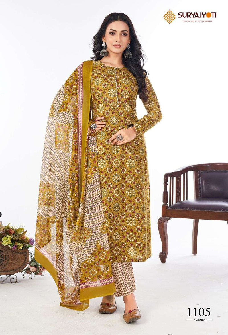Suryajyoti Preyasi Vol 11 Cotton Daily Wear Readymade Salwar Suit