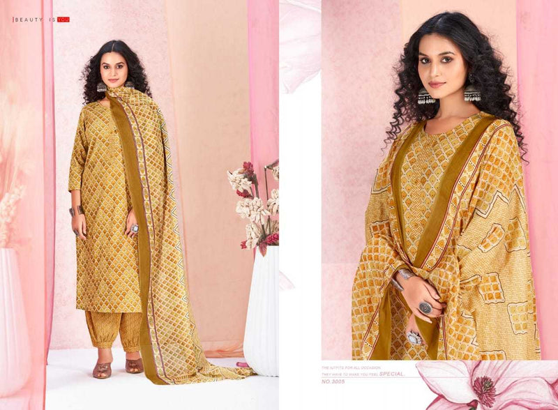 Suryajyoti Priyal Vol 3  Pure Cotton Afghani Pant Special Daily Wear Salwar Suit