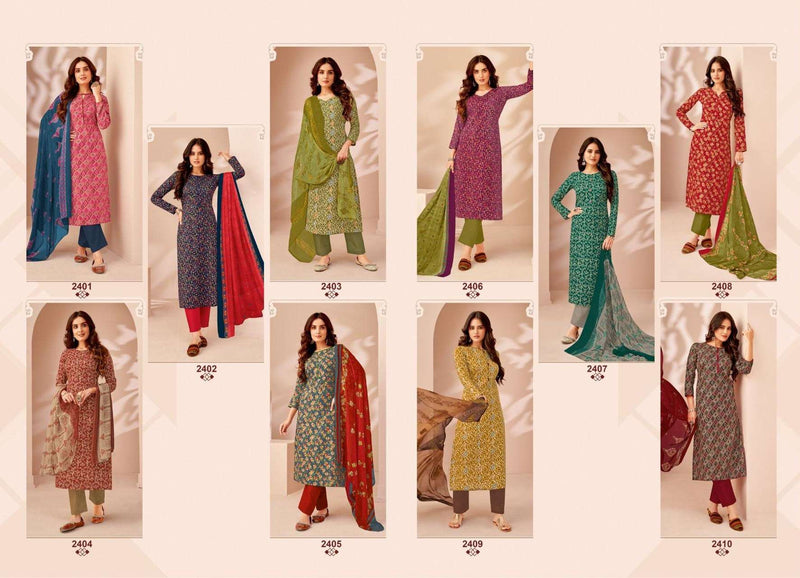Suryajyoti Suhana Vol 24 Cambric Cotton Fancy Salwar Suit