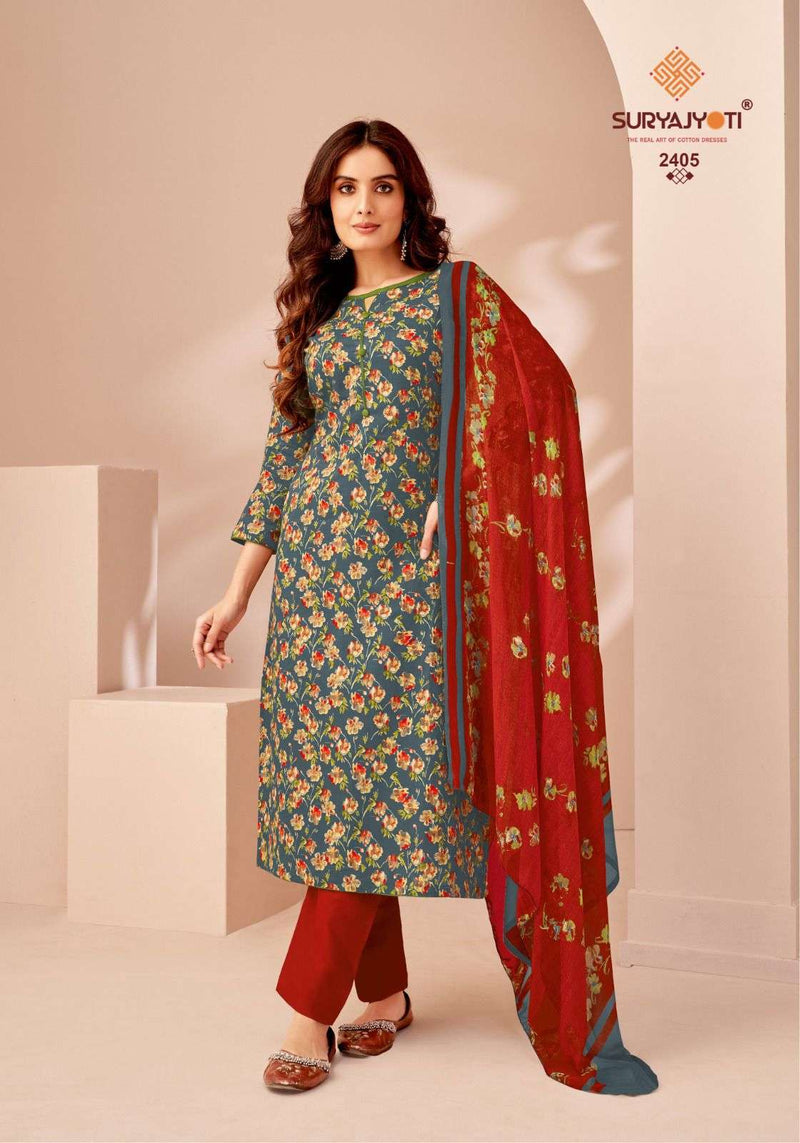 Suryajyoti Suhana Vol 24 Cambric Cotton Fancy Salwar Suit