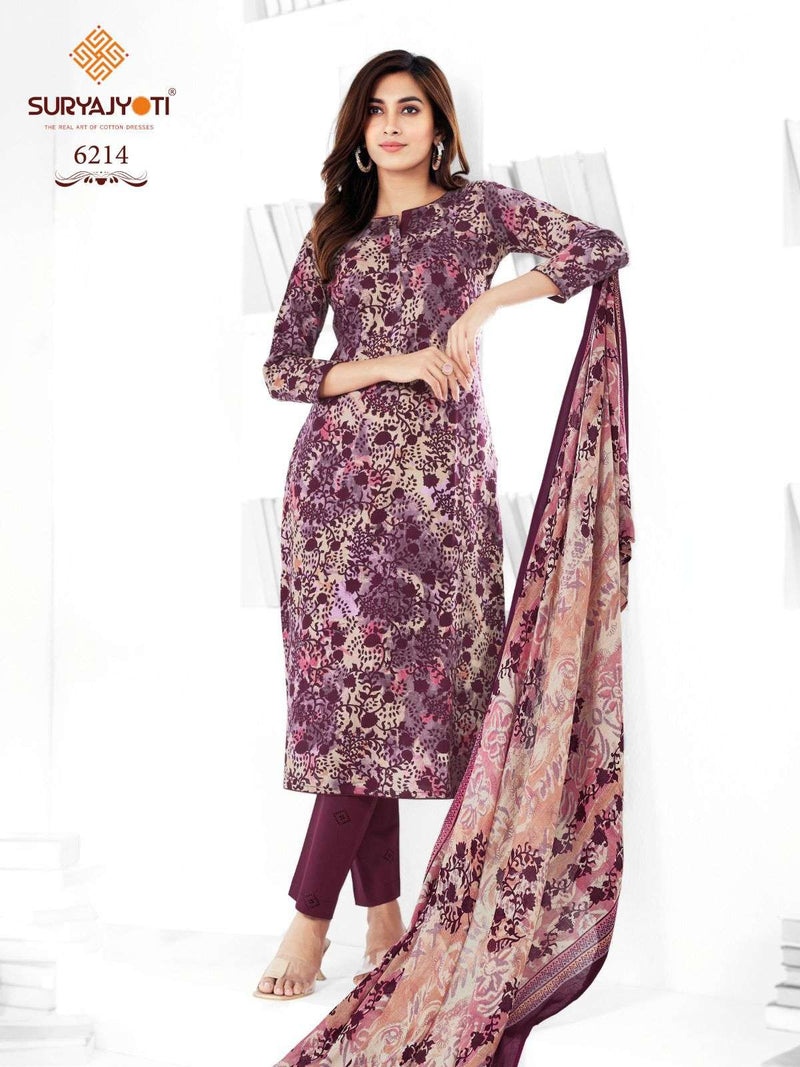 Suryajyoti Trendy Cotton Vol 62 Cotton Unstitched Daily Wear Salwar Suit