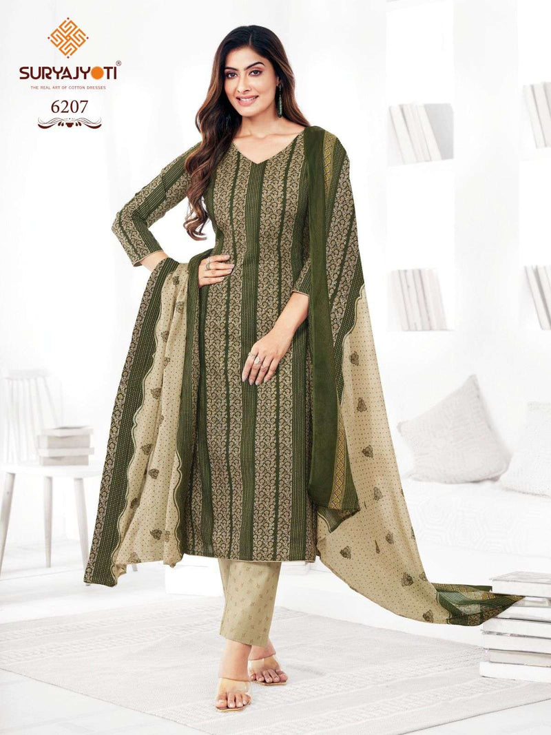 Suryajyoti Trendy Cotton Vol 62 Cotton Unstitched Daily Wear Salwar Suit