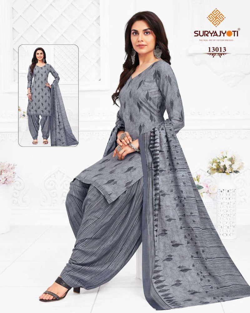 Suryajyoti Trendy Patiyala Vol 13 Cotton Daily Wear Salwar Suit
