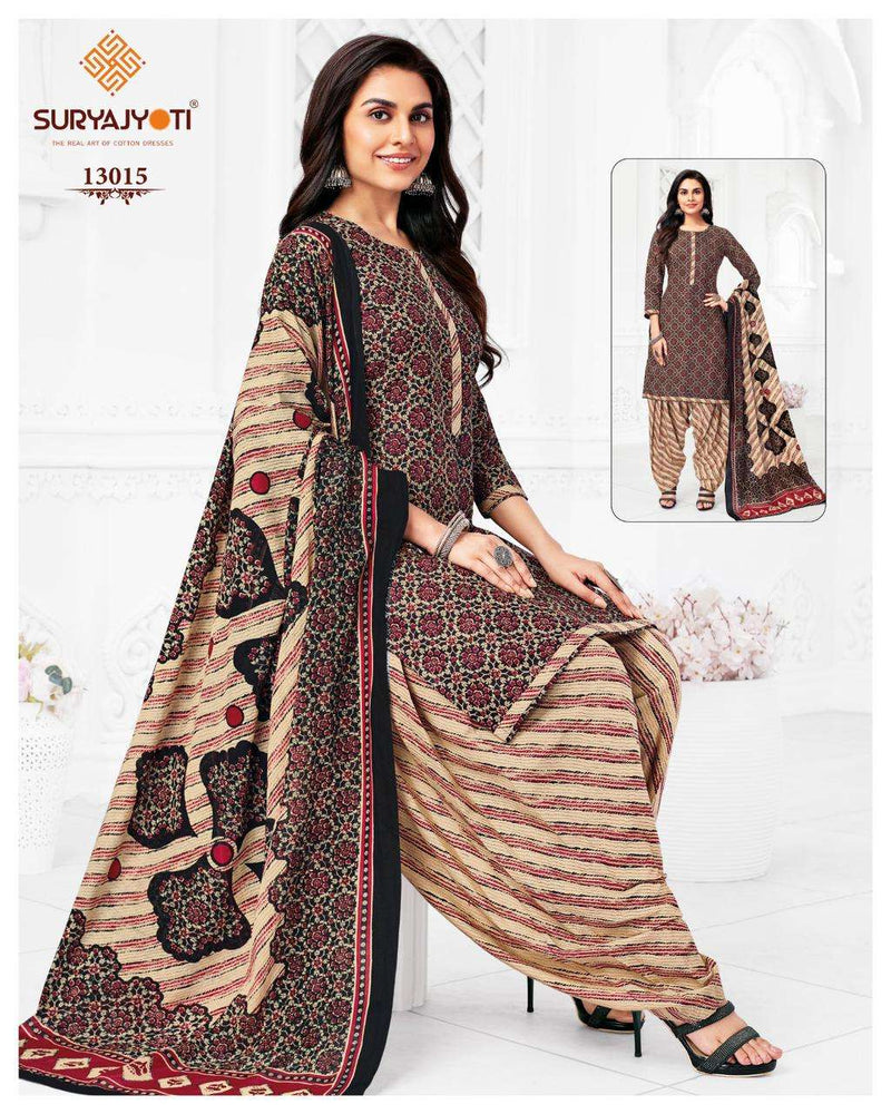 Suryajyoti Trendy Patiyala Vol 13 Cotton Daily Wear Salwar Suit