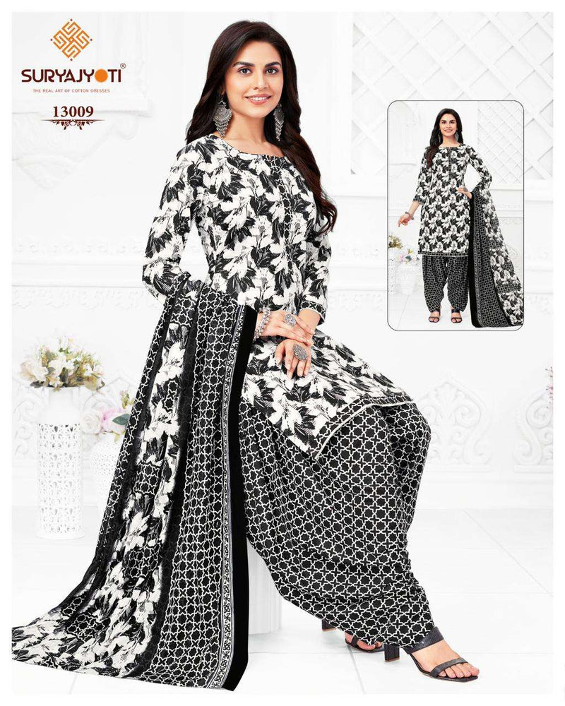 Suryajyoti Trendy Patiyala Vol 13 Cotton Daily Wear Salwar Suit