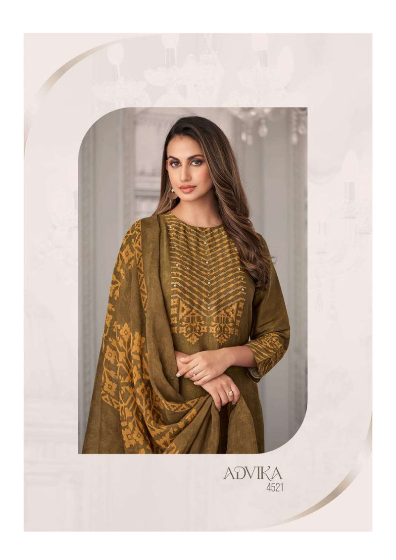 T And M Designer Advika Tissue Digital Print Stylish Salwar Suit