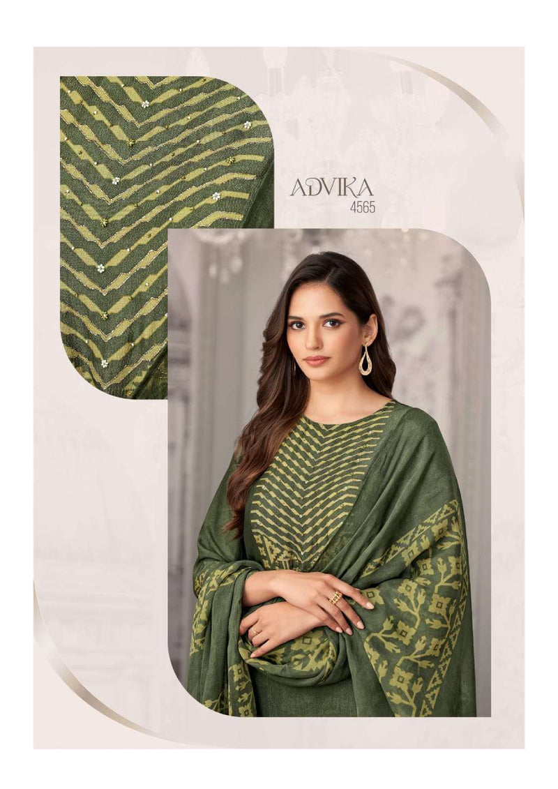 T And M Designer Advika Tissue Digital Print Stylish Salwar Suit