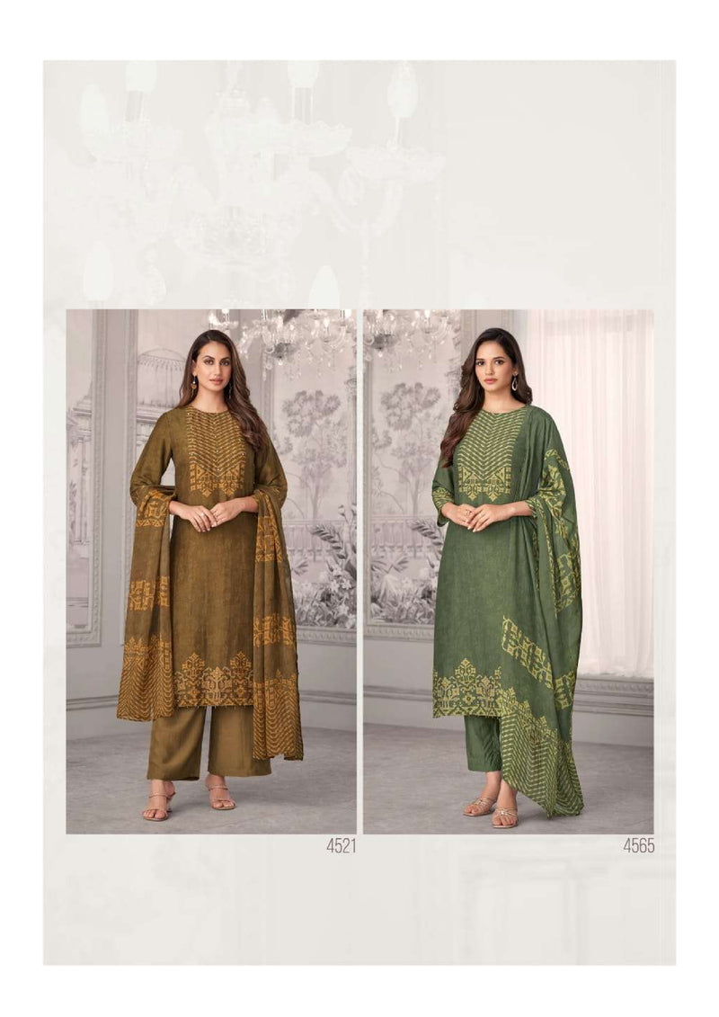 T And M Designer Advika Tissue Digital Print Stylish Salwar Suit