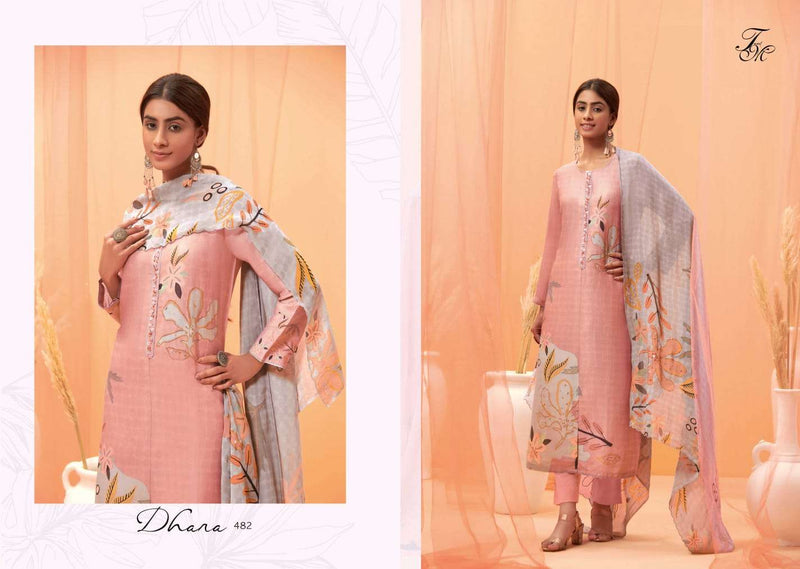 T and M Designer Dhara Viscose With Handwork Salwar Kameez