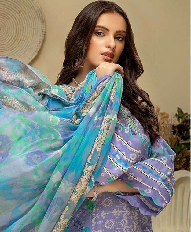 Taj Creation D No 541 Cotton Print Heavy Embroidery Designer Salwar Suit