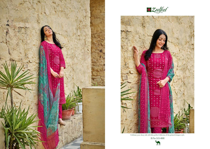Zulfat Tamanna Vol 4 Pure Cotton Mirror Work Designer Salwar Kameez
