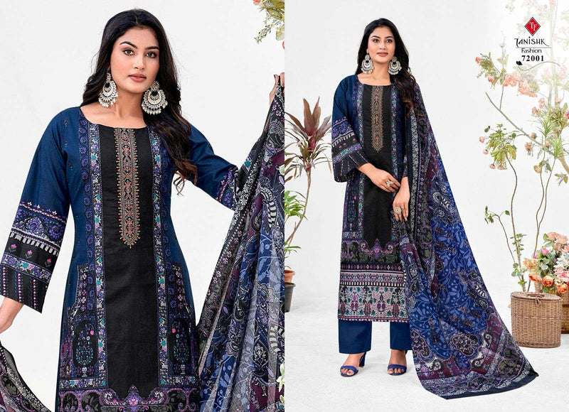 Tanishk Fashion Mehraaz Vol 6 Cambric Cotton  Heavy Embrodery Casual Wear Salwar Suit