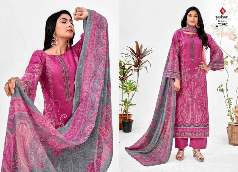 Tanishk Fashion Mehraaz Vol 6 Cambric Cotton  Heavy Embrodery Casual Wear Salwar Suit