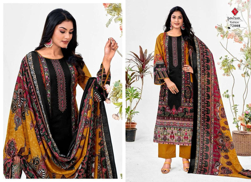 Tanishk Fashion Mehraaz Vol 6 Cambric Cotton  Heavy Embrodery Casual Wear Salwar Suit