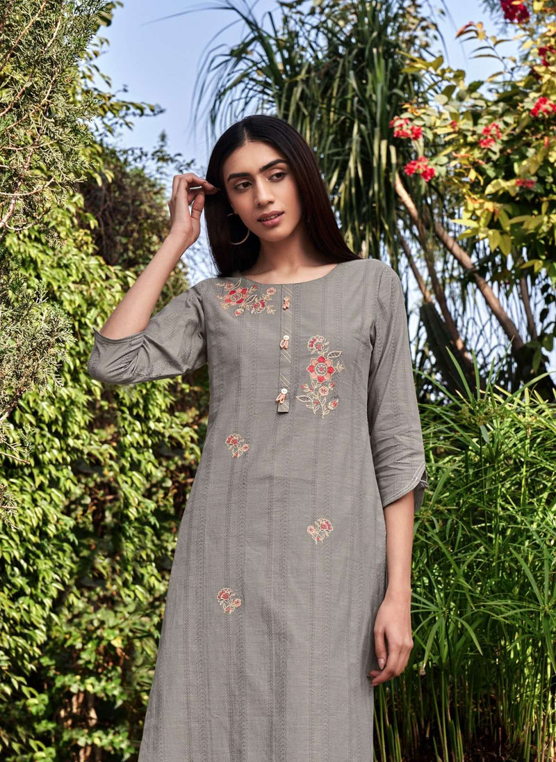 Tarz By Four Buttons Cotton Summer Special Kurti