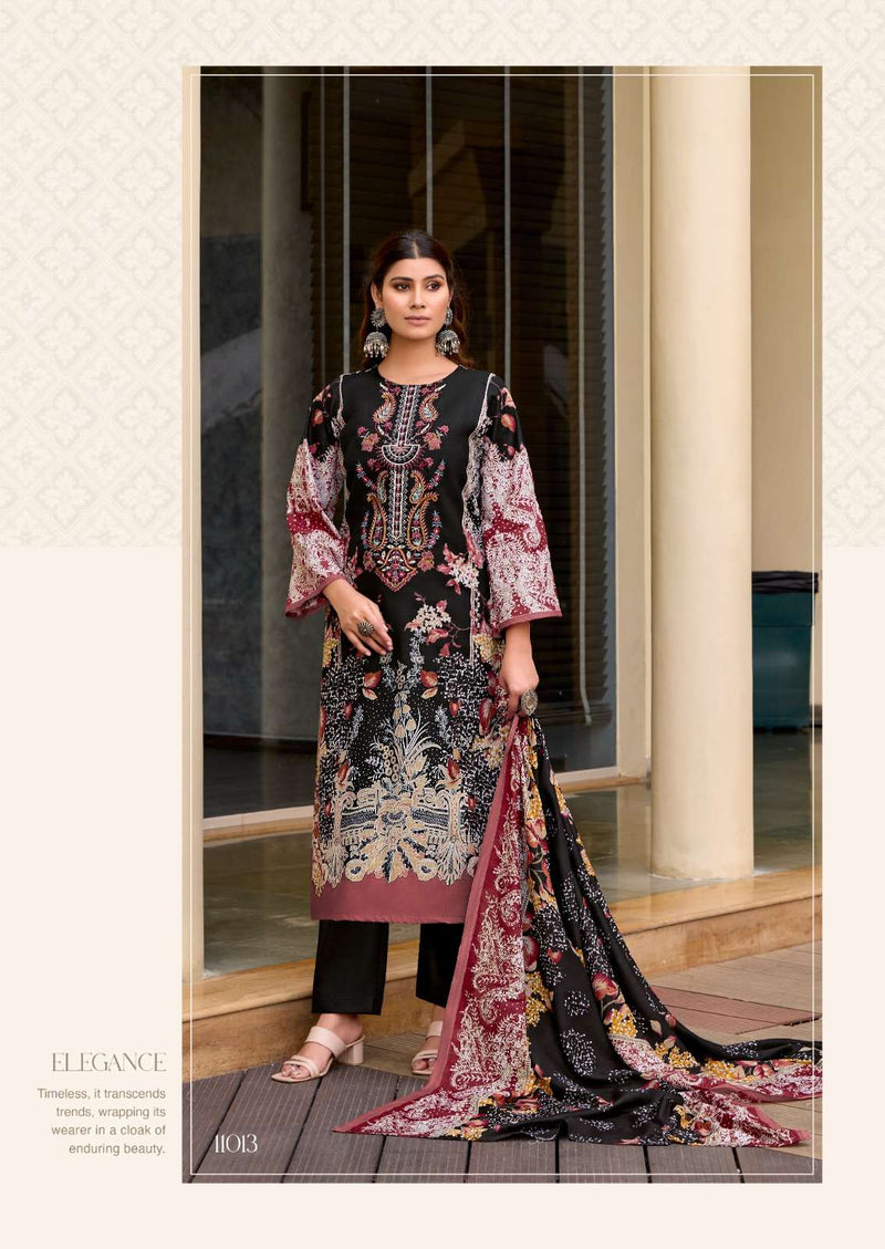 Levisha Naira Nx Vol 11 Pure Cotton Embroidered Pakistani Suit
