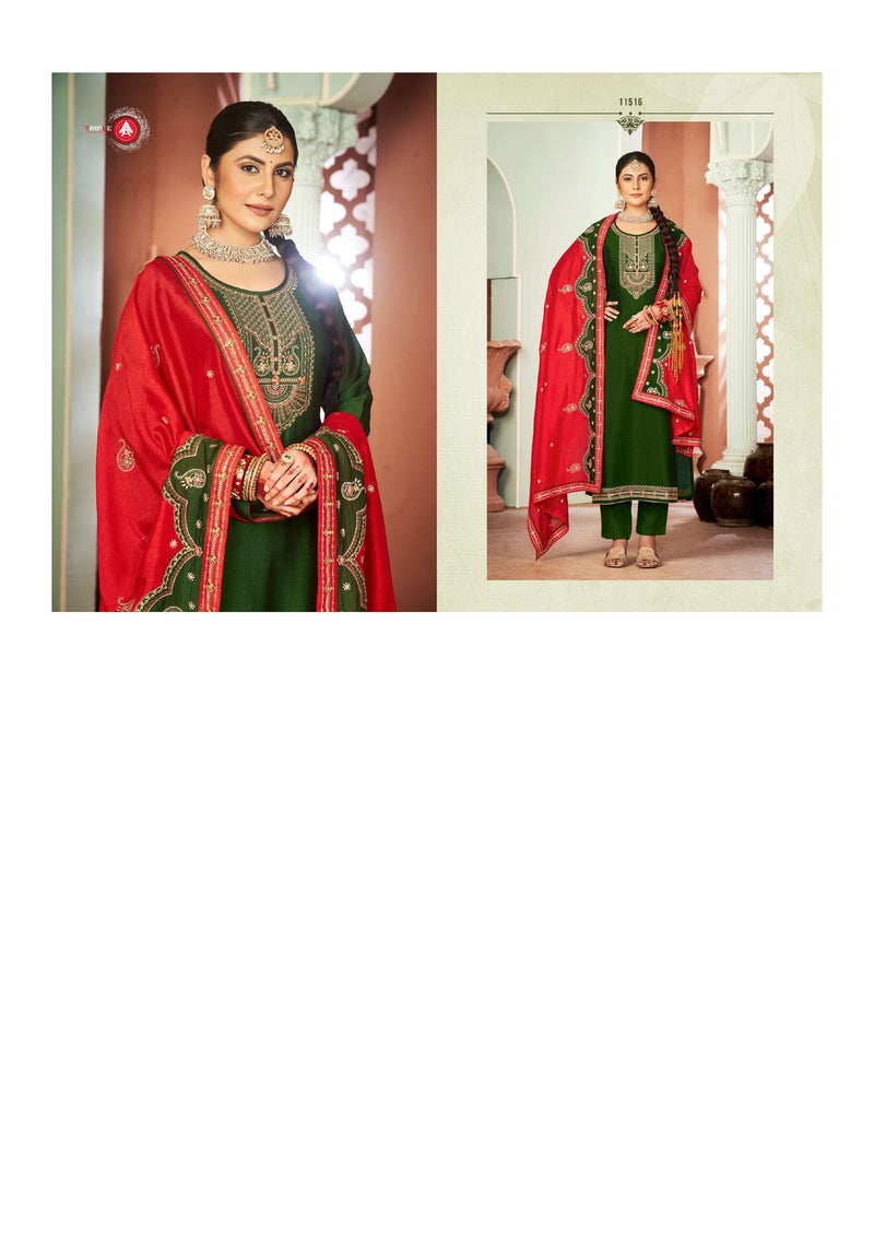 Triple Aaa Barbie Silk Party Wear Designer Salwar Kameez