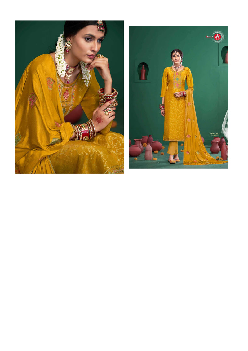 Triple Aaa Manroop Viscos Jarkan Work Fancy Salwar Suit