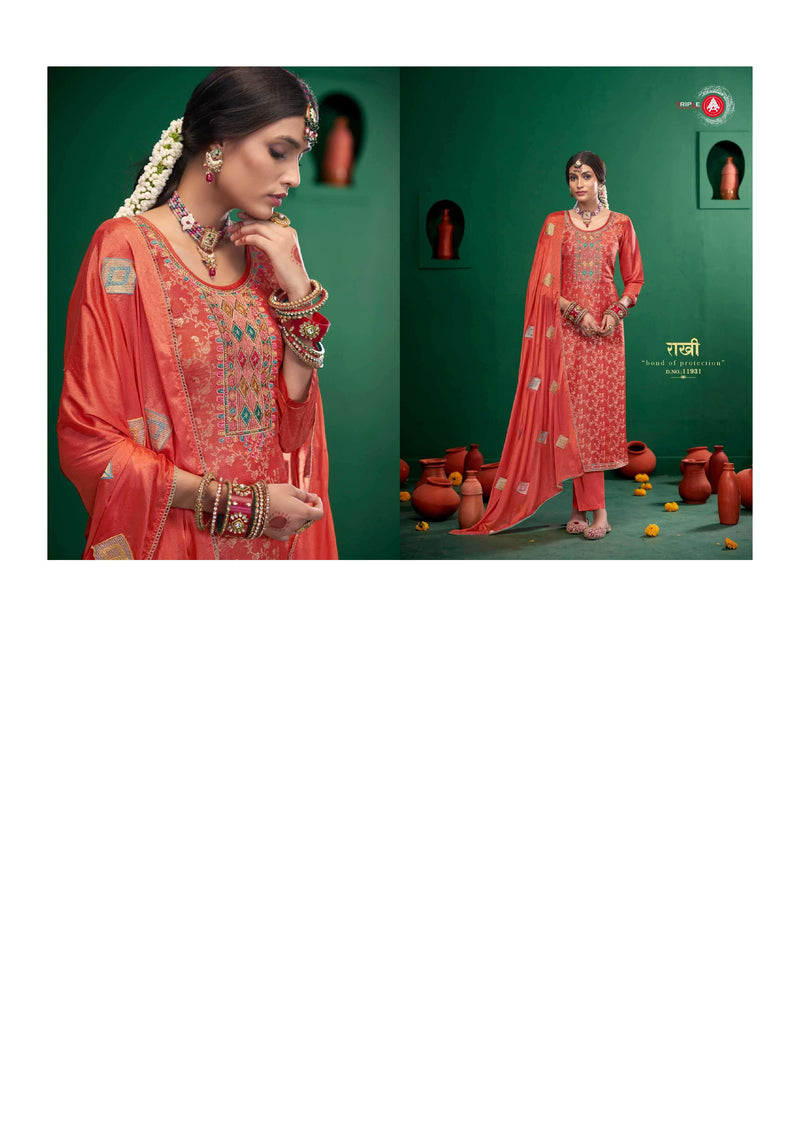Triple Aaa Manroop Viscos Jarkan Work Fancy Salwar Suit