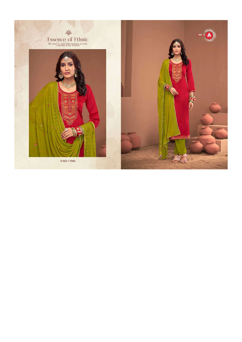 Triple Aaa Noopur Edition 3 Jam Silk Designer Wedding Wear Salwar Kameez