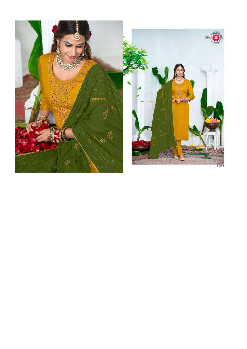 Triple Aaa Star Light Jam Silk Diamond Work Designer Wedding Wear Salwar Suit