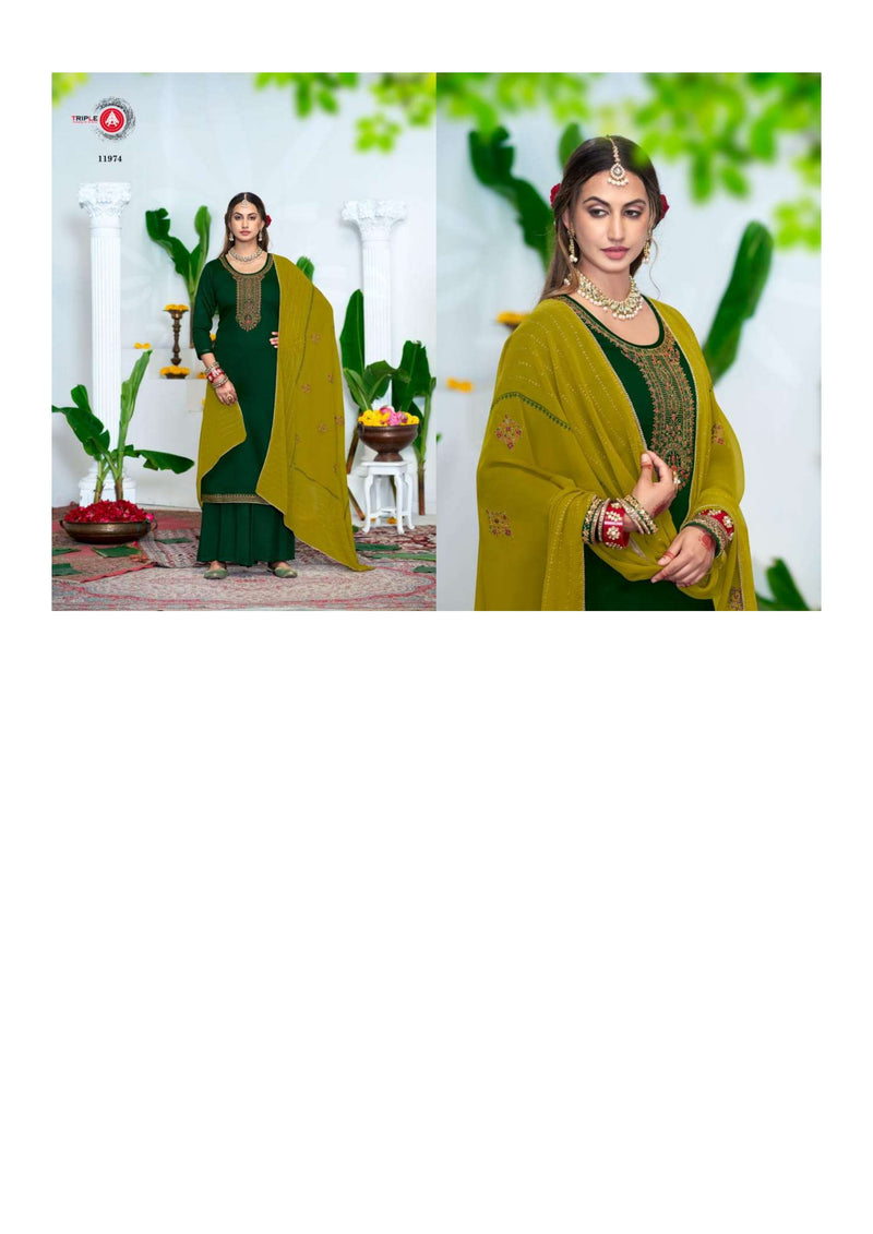 Triple Aaa Star Light Jam Silk Diamond Work Designer Wedding Wear Salwar Suit