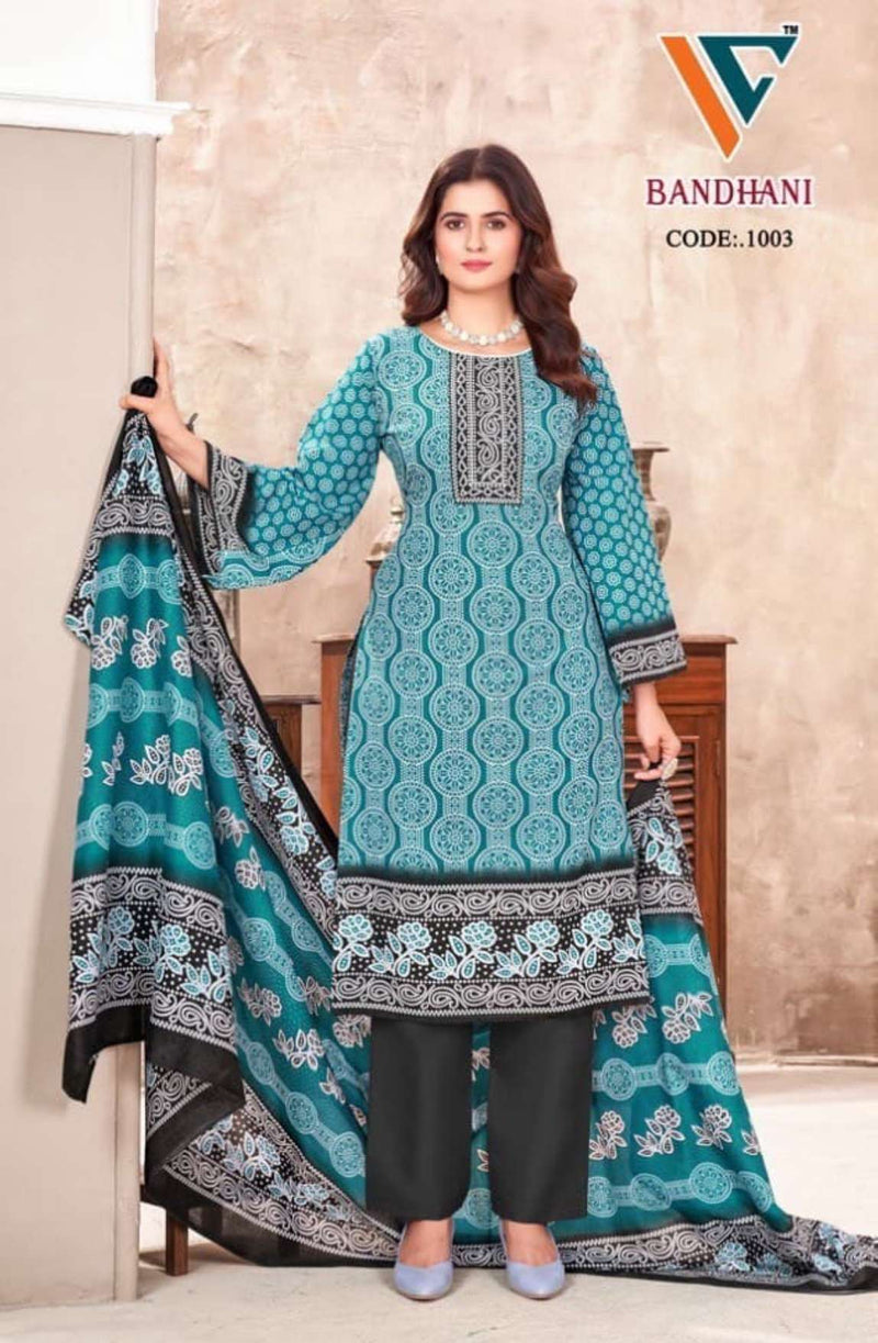 Vandana Creation Bandhani Vol 1 Cotton Fancy Dailywear Salwar Suit