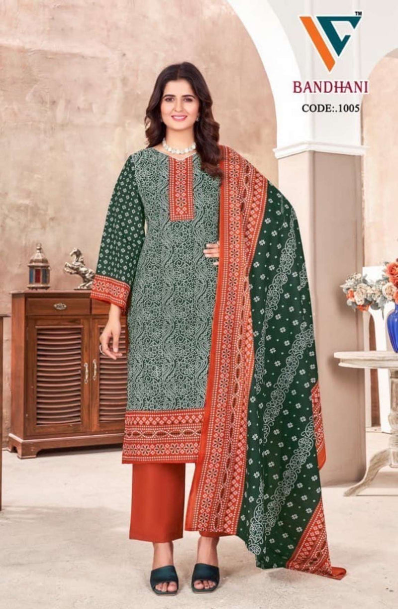 Vandana Creation Bandhani Vol 1 Cotton Fancy Dailywear Salwar Suit