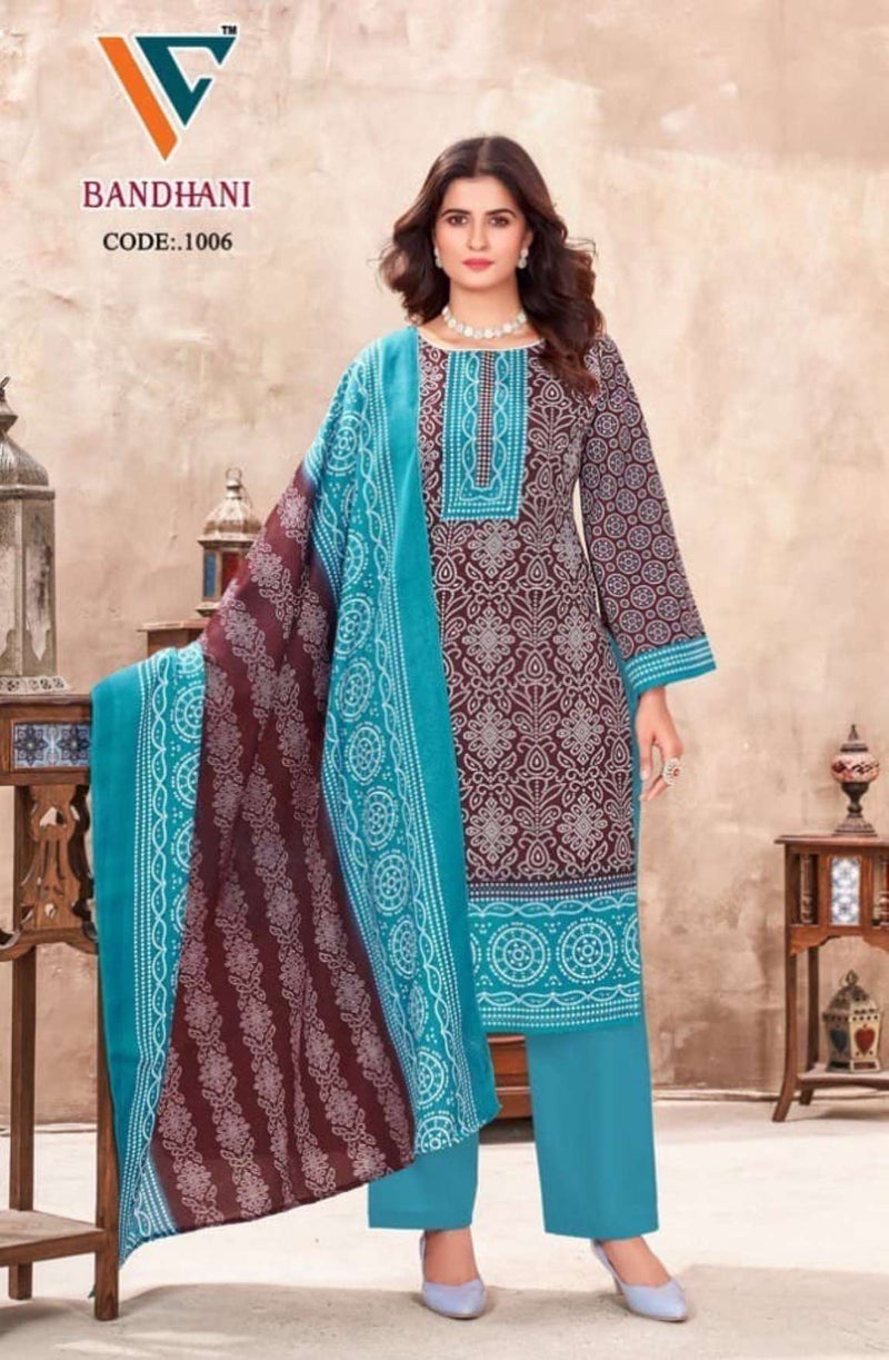 Vandana Creation Bandhani Vol 1 Cotton Fancy Dailywear Salwar Suit