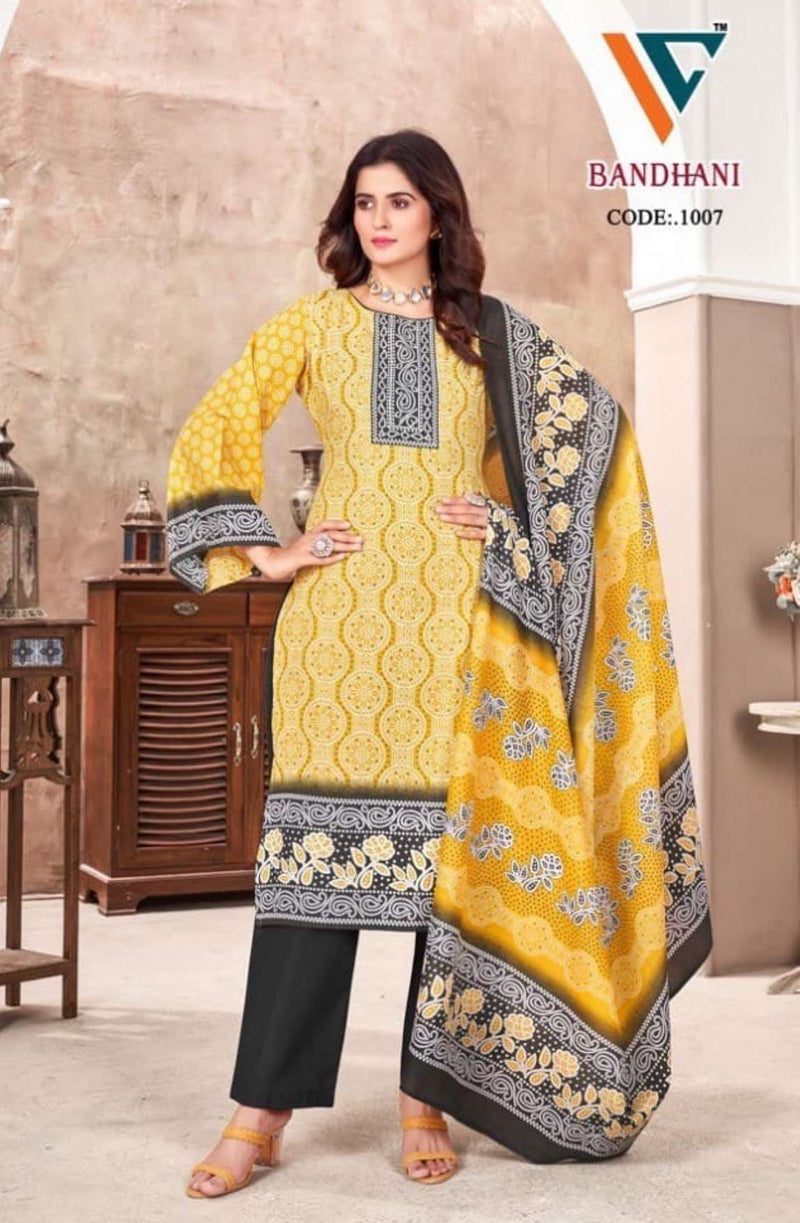 Vandana Creation Bandhani Vol 1 Cotton Fancy Dailywear Salwar Suit