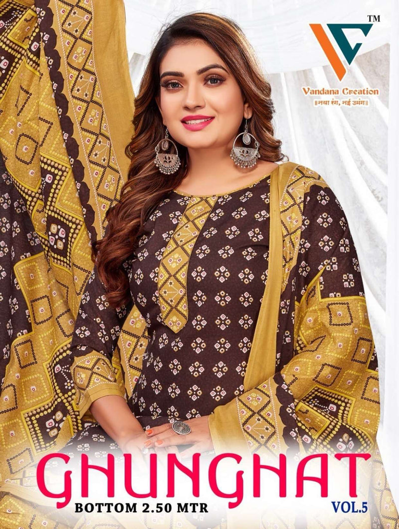 Vandana Creation Ghunghat Vol 5 Cotton Daily Wear Salwar Suit