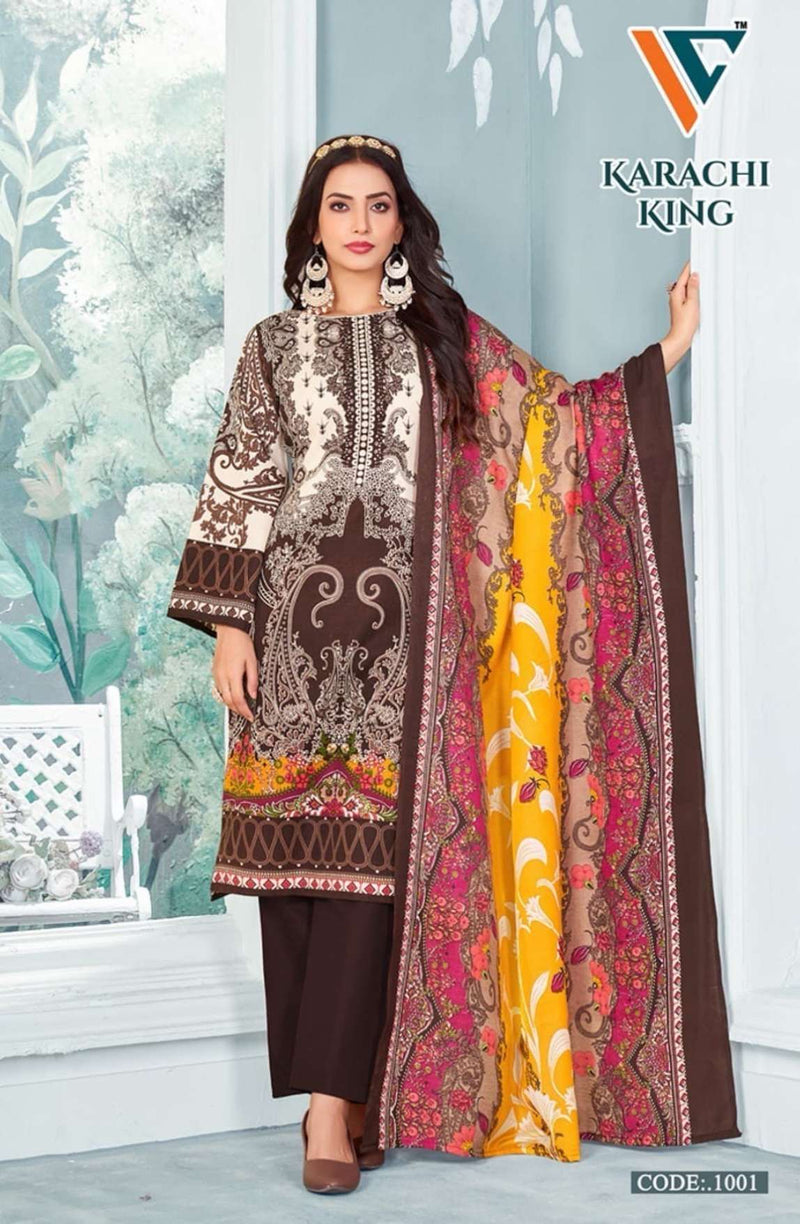 Vandana Creation Karachi‎ King‎‎ Vol 1 Cotton‎‎‎‎ Digital Print Daily Wear Salwar Suit