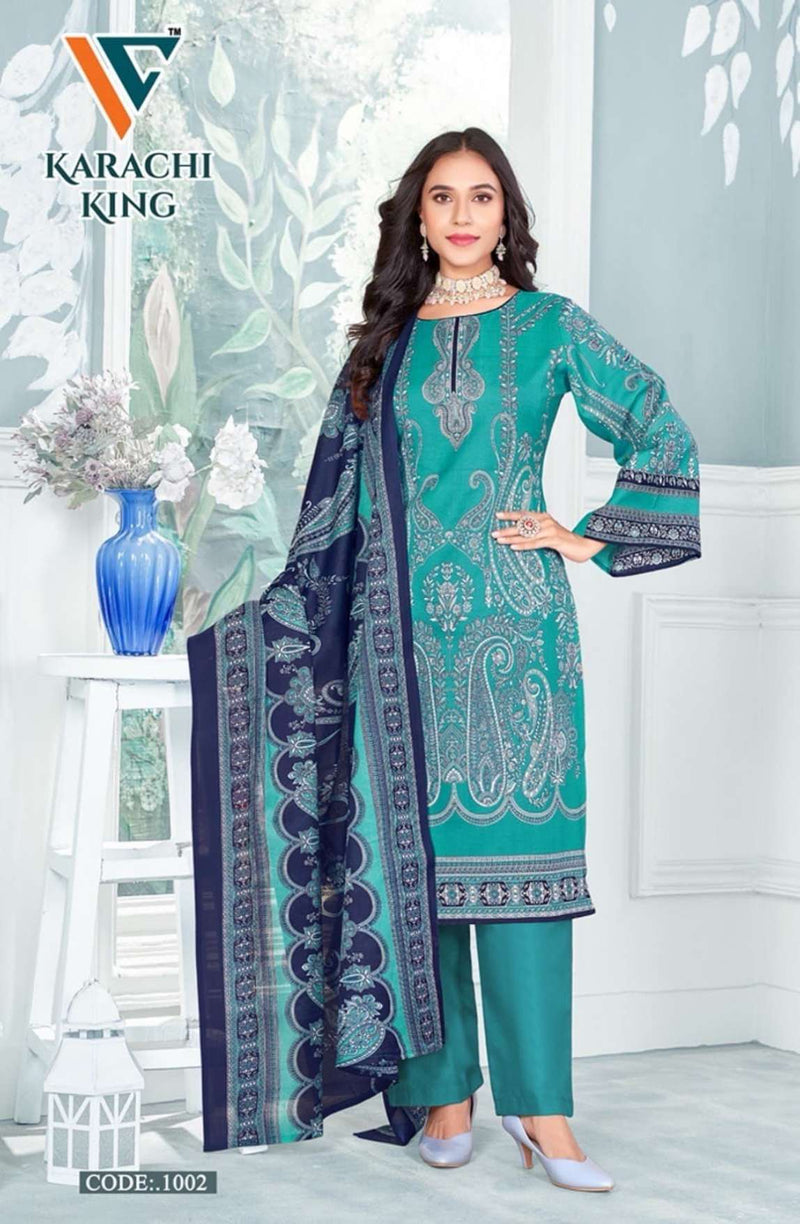 Vandana Creation Karachi‎ King‎‎ Vol 1 Cotton‎‎‎‎ Digital Print Daily Wear Salwar Suit