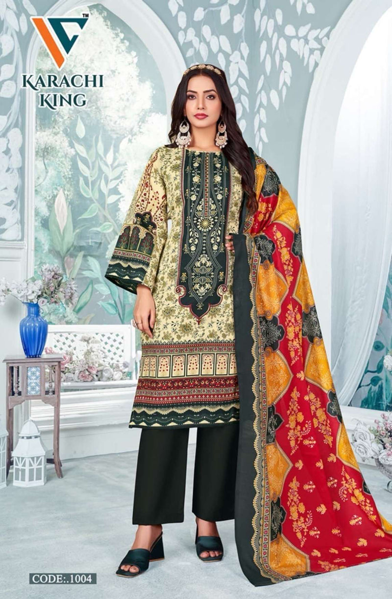 Vandana Creation Karachi‎ King‎‎ Vol 1 Cotton‎‎‎‎ Digital Print Daily Wear Salwar Suit
