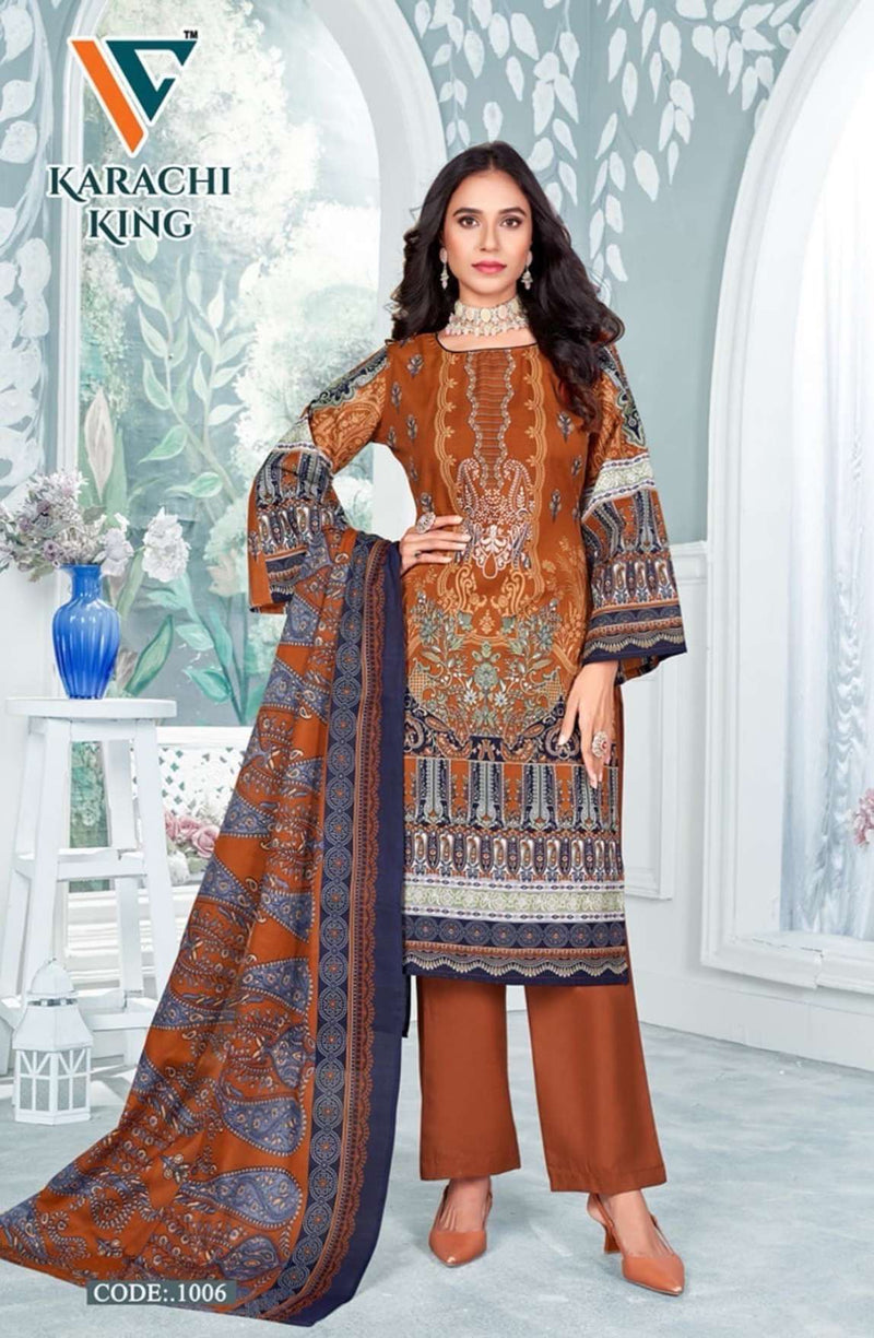 Vandana Creation Karachi‎ King‎‎ Vol 1 Cotton‎‎‎‎ Digital Print Daily Wear Salwar Suit
